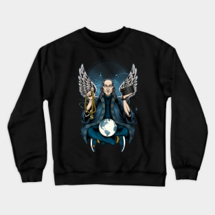 HUSTLE GOD Benzamin franklin Crewneck Sweatshirt